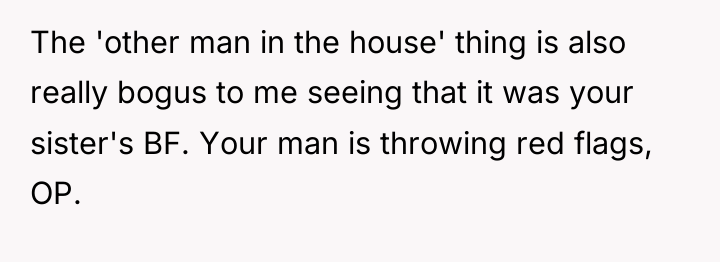 The 'other man in the house' thing is also really...