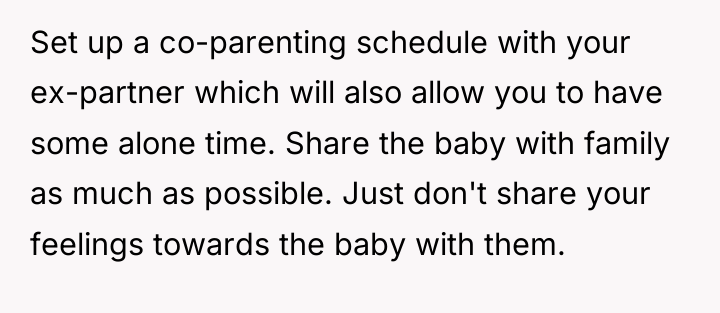 Set up a co-parenting schedule with your ex-partner which will...