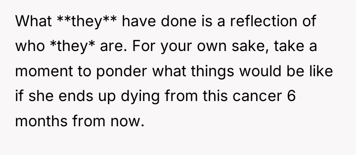 What **they** have done is a reflection of who *they*...