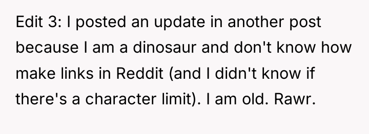 Edit 3: I posted an update in another post because...