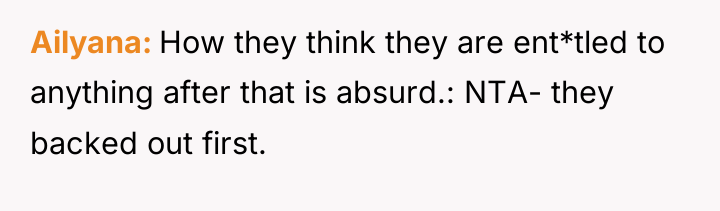 Ailyana How they think they are ent*tled to anything after...