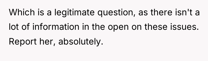 Which is a legitimate question, as there isn't a lot...