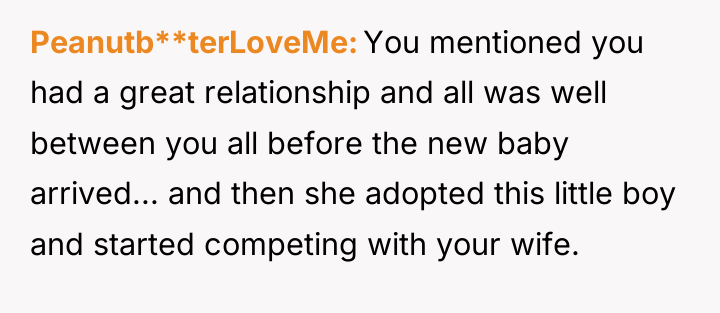 Peanutb**terLoveMe You mentioned you had a great relationship and all...