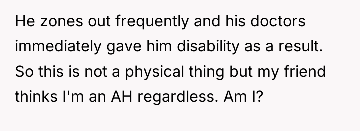 He zones out frequently and his doctors immediately gave him...