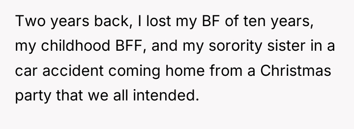 Two years back, I lost my BF of ten years,...
