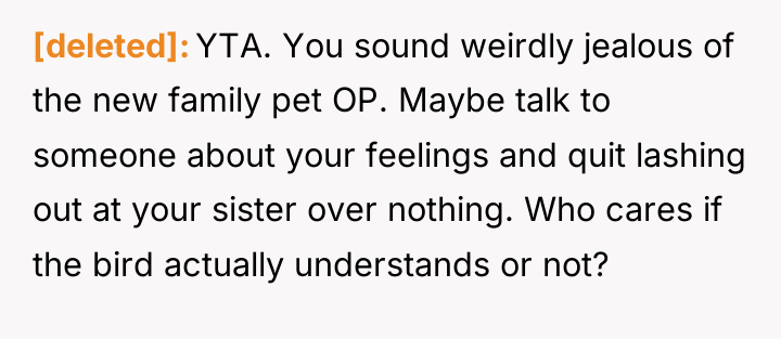 [deleted] YTA. You sound weirdly jealous of the new family...