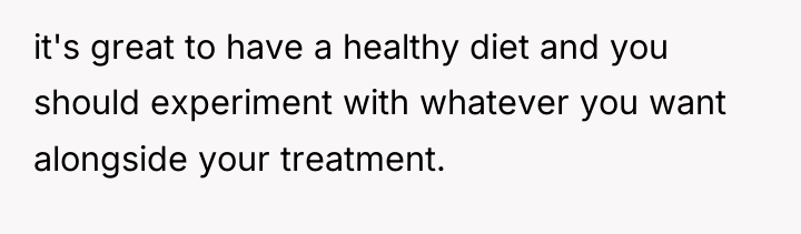 it's great to have a healthy diet and you should...