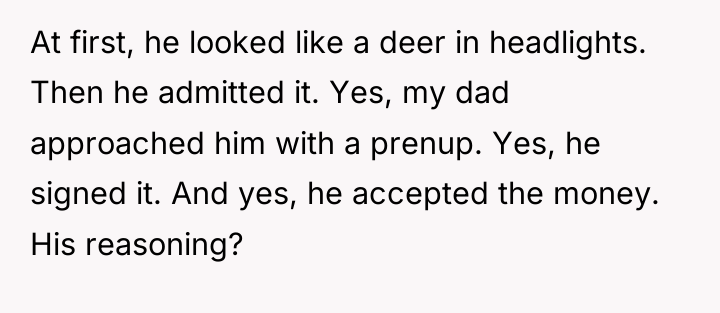 At first, he looked like a deer in headlights. Then...
