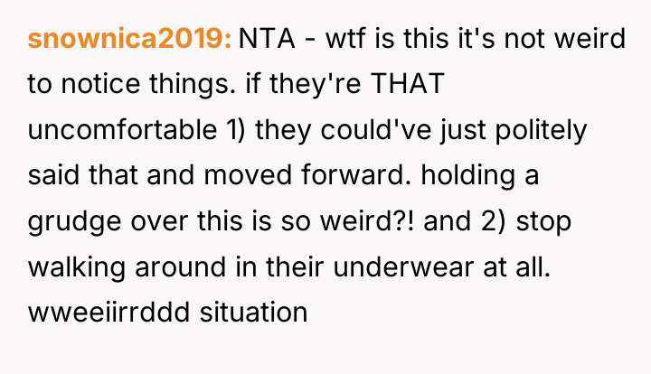 snownica2019 NTA - wtf is this it's not weird to...