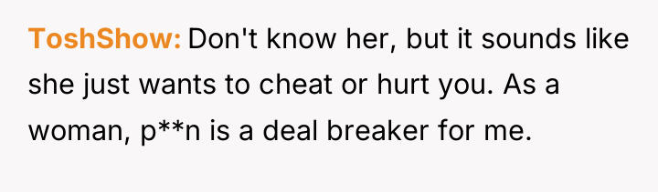 ToshShow Don't know her, but it sounds like she just...