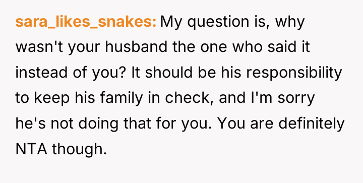 sara_likes_snakes My question is, why wasn't your husband the one...