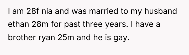 I am 28f nia and was married to my husband...
