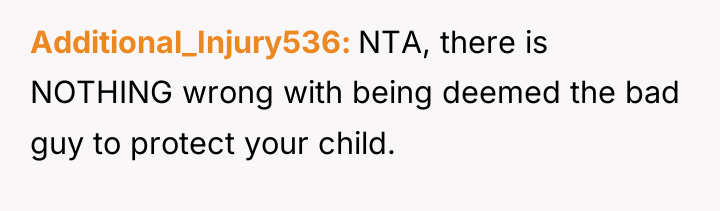 Additional_Injury536 NTA, there is NOTHING wrong with being deemed the...