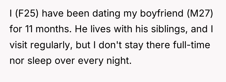 I (F25) have been dating my boyfriend (M27) for 11...