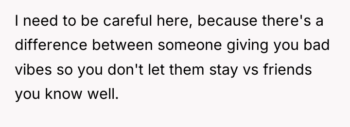 I need to be careful here, because there's a difference...