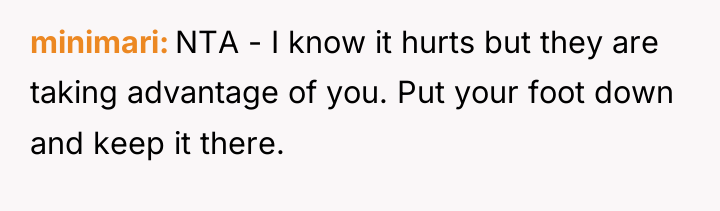 minimari NTA - I know it hurts but they are...