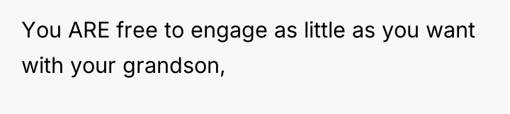 You ARE free to engage as little as you want...
