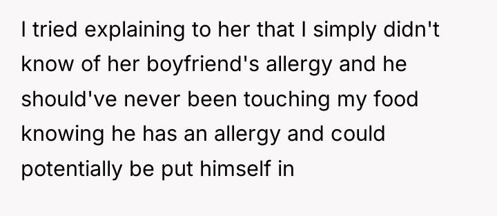 I tried explaining to her that I simply didn't know...