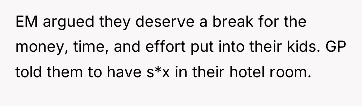 EM argued they deserve a break for the money, time,...