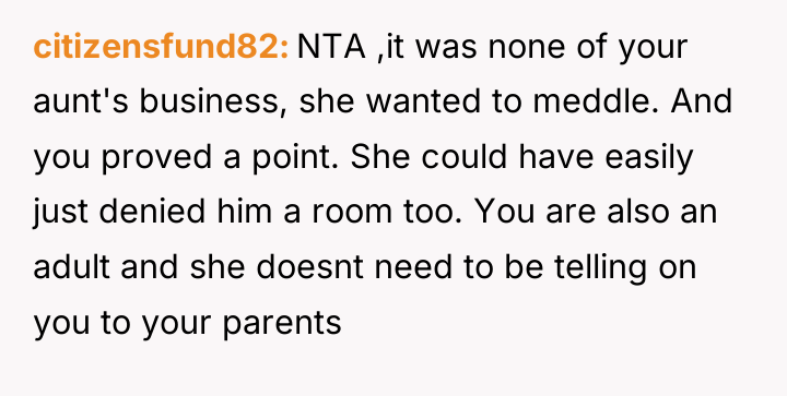 citizensfund82 NTA ,it was none of your aunt's business, she...