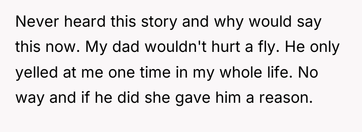 Never heard this story and why would say this now....