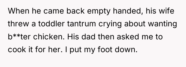 When he came back empty handed, his wife threw a...