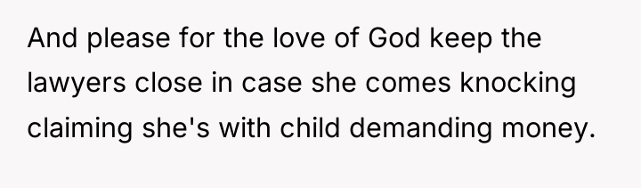 And please for the love of God keep the lawyers...