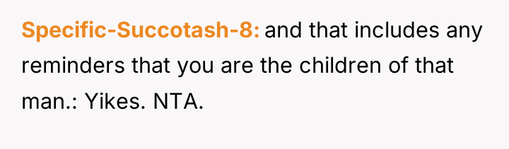 Specific-Succotash-8 and that includes any reminders that you are the...