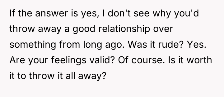 If the answer is yes, I don't see why you'd...