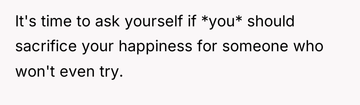 It's time to ask yourself if *you* should sacrifice your...