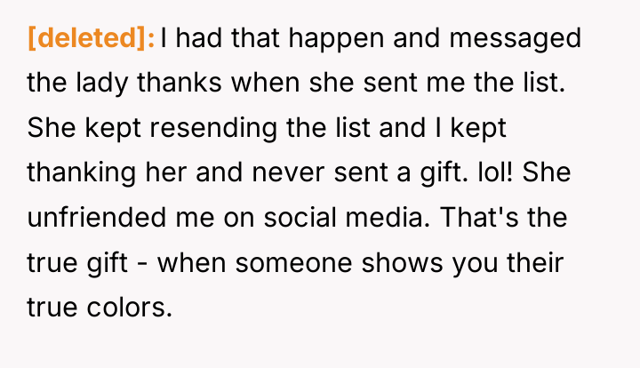 [deleted] I had that happen and messaged the lady thanks...