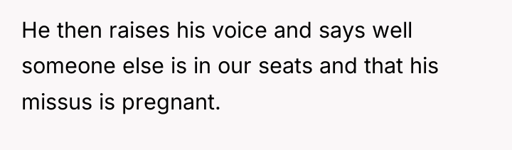 He then raises his voice and says well someone else...
