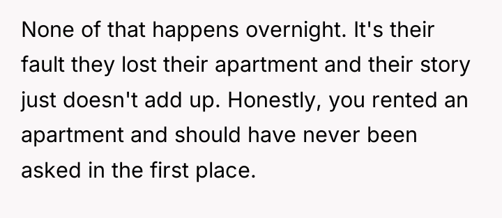 None of that happens overnight. It's their fault they lost...