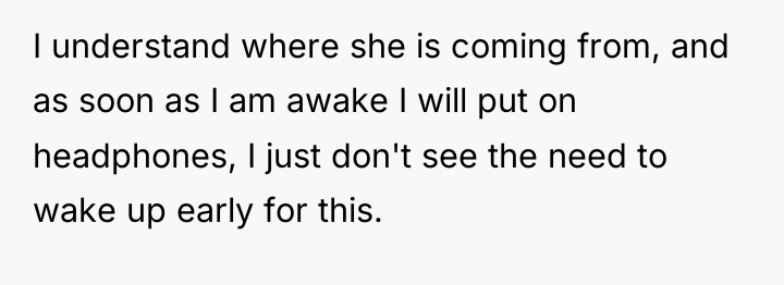 I understand where she is coming from, and as soon...