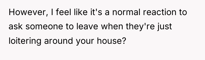 However, I feel like it's a normal reaction to ask...