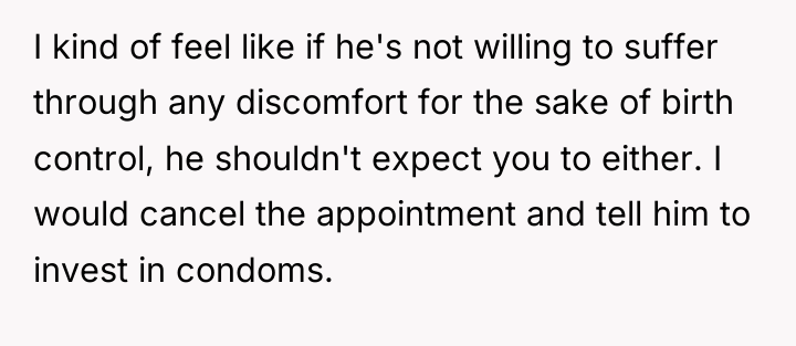 I kind of feel like if he's not willing to...