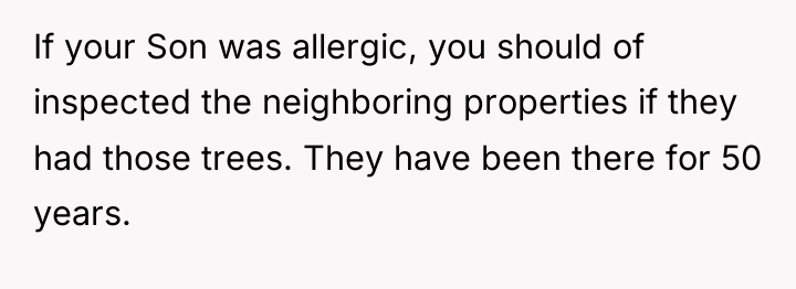 If your Son was allergic, you should of inspected the...