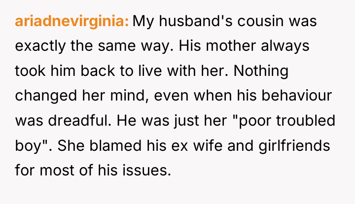 ariadnevirginia My husband's cousin was exactly the same way. His...