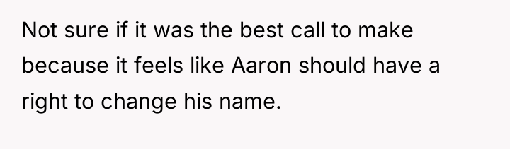 Not sure if it was the best call to make...