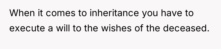 When it comes to inheritance you have to execute a...
