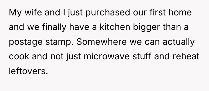 My wife and I just purchased our first home and...