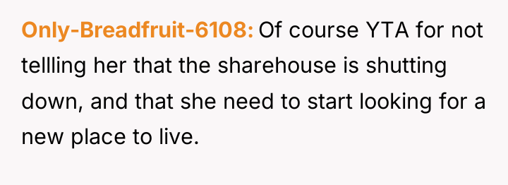 Only-Breadfruit-6108 Of course YTA for not tellling her that the...
