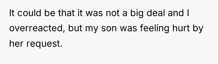 It could be that it was not a big deal...