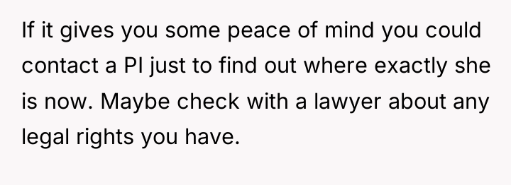 If it gives you some peace of mind you could...