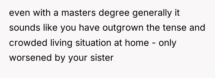 even with a masters degree generally it sounds like you...