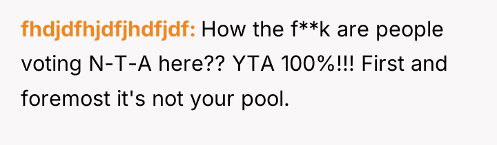 fhdjdfhjdfjhdfjdf How the f**k are people voting N-T-A here?? YTA...