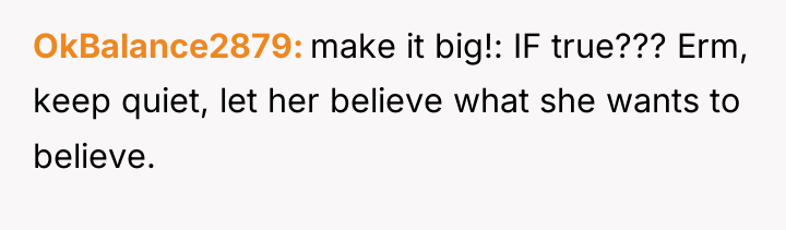 OkBalance2879 make it big!: IF true??? Erm, keep quiet, let...