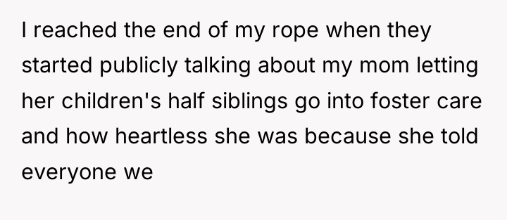 I reached the end of my rope when they started...
