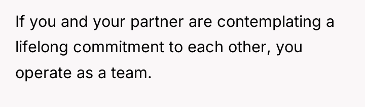 If you and your partner are contemplating a lifelong commitment...