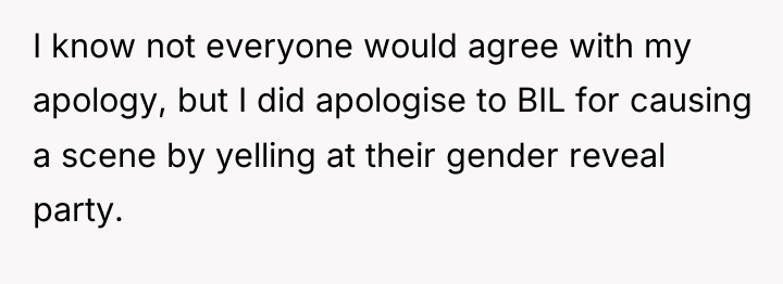 I know not everyone would agree with my apology, but...